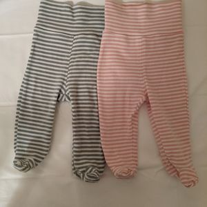 2 pants 3-6 months baby girl